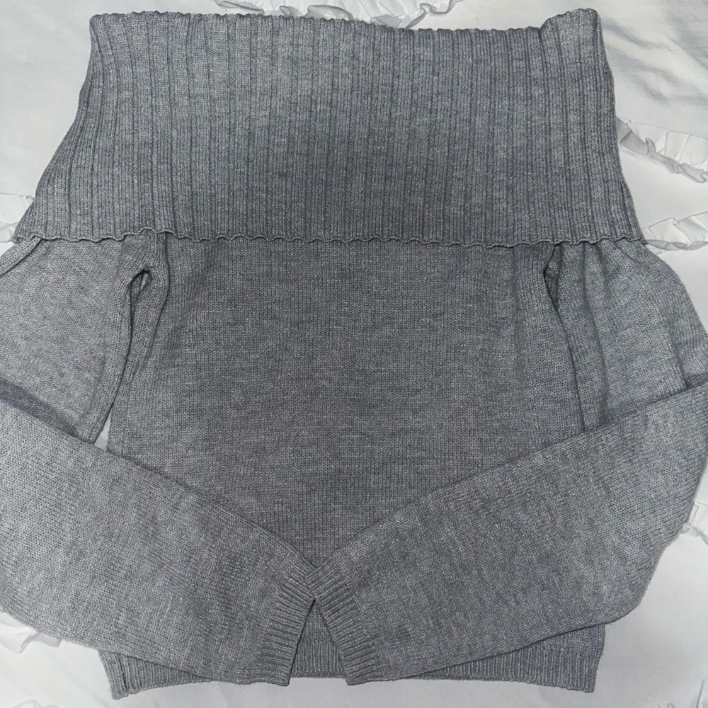 Cotton On off the shoulder top (gray)